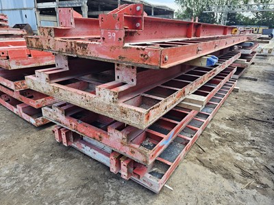 Lot 445cm x 140cm Concrete Shuttering Panel (4 of)