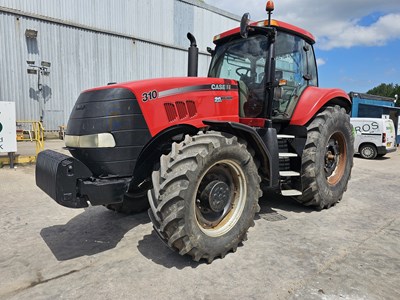 Lot 314 - 2008 Case Magnum 310 4WD Tractor, Front Weights, Air Brakes, 4 Spool Valves, A/C