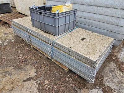 Lot 657 - 240cm x 85cm x 16cm Stakkbox Chamber Lids (7 of)