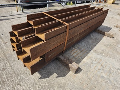 Lot 635 - 160mm x 160mm x 2000-2430mm x 10mm Steel I Beam (15 of)