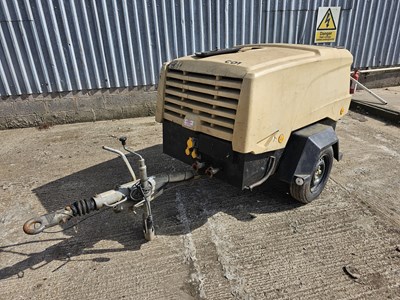 Lot 458 - Doosan 731+ 105CFM Single Axle 2 Tool Compressor c/w Generator