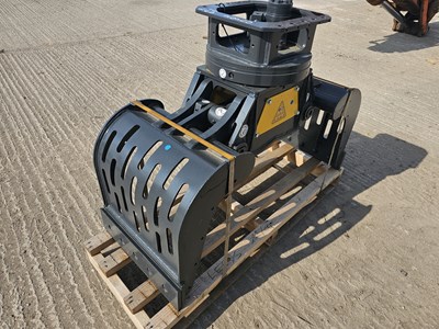 Lot Unused 2024 Mustang GRP250 Hydraulic Rotating Selector Grab, (Declaration Of Conformity Available)