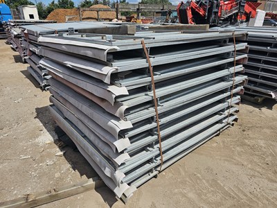 Lot 623 - 6' x 6'6" Galvanised Handrail Barrier (20 of)