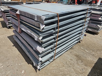 Lot 622 - 6' x 6'6" Galvanised Handrail Barrier (20 of)