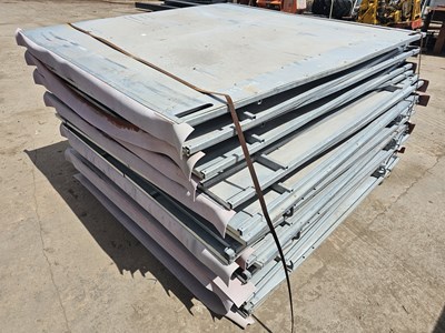 Lot 624 - 6' x 6'6" Galvanised Handrail Barrier (18 of)