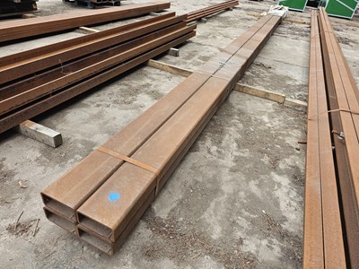 Lot 248 - 200mm x 100mm 10mm x 10000mm Steel Box Section (4 of)