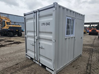 Lot 160 - Unused 9' Container, Side Door & Window