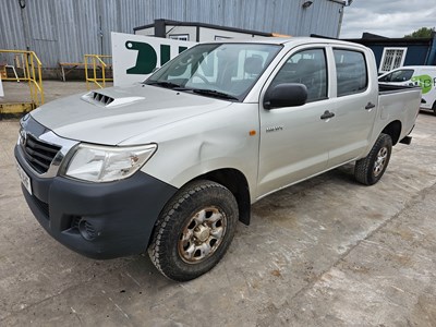 Lot 98 - 2013 Toyota Hilux 2.5 D-4D 144 HL2 4WD Crew Cab Pick Up, (reg. Docs. Available, 09/24), (PLUS VAT)