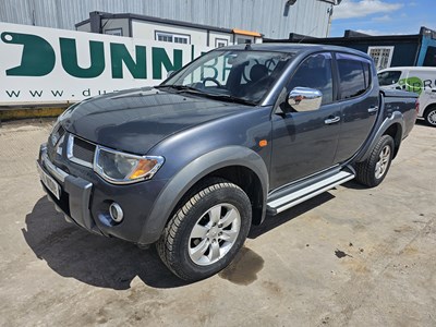 Lot 96 - 2006 Mitsubishi L200 2.5 DI-D 158 LWB Animal 4WD 5 Speed Crew Cab Pick Up, Full Leather, A/C, (Reg. Docs. Available, 03/25)(PLUS VAT)