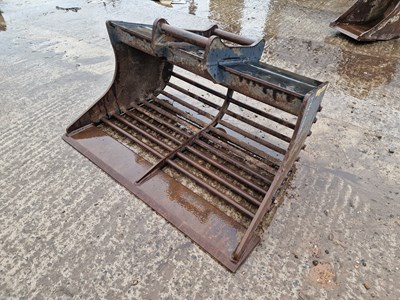 Lot 266 - Engcon 50" Skelton Bucket S45 Hitch to suit 5-12 Ton Excavator