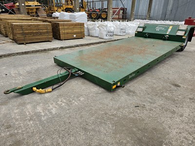 Lot 333B - 2020 Bailey 8 Ton Single Axle Drop Bed Low Loader Trailer