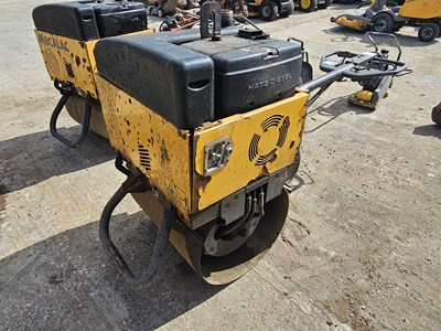 Lot 456B - 2020 Mecalac MBR71HD Single Drum Vibrating Pedestrian Roller