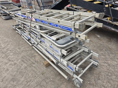 Lot 680G - Selection of Tubesca Aluminium Step Ladders