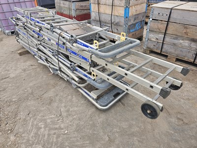 Lot 680H - Selection of Tubesca Aluminium Step Ladders