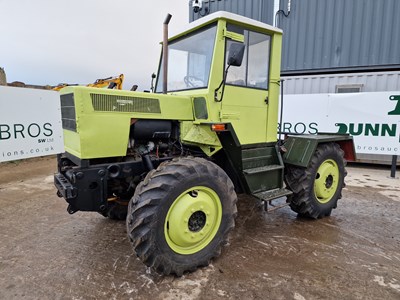 Lot 68 - Mercedes MB Trac 800 4WD Tractor, 2 Spool Valves, Push Out Hitch