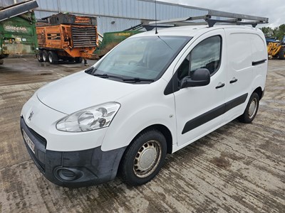 Lot 2012 Peugeot Partner 850 S L1 HDi 5 Speed Van, Side Door, (Reg. Docs. Available, Tested 09/24)