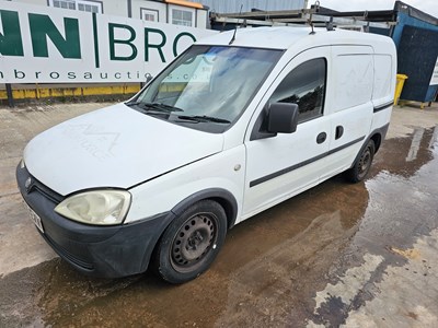 Lot Vauxhall Combi 1.7 CDTi 5 Speed Crew Van, Side Doors, Reg. Docs. Available, (Tested 12/24)