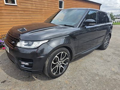 Lot Range Rover Sport HSE SDV6, Auto, Paddle Shift, Sat Nav, Reverse Camera, Parking Sensors, Full Leather, Heated Electric Seats, Bluetooth, Cruise Control, Climate Control (NO VAT)(BEING SOLD OFFSITE)