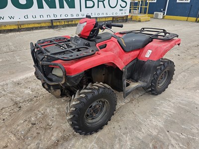 Lot Honda TRX500FM6 4WD Petrol Quad Bike, Manual Gear Box