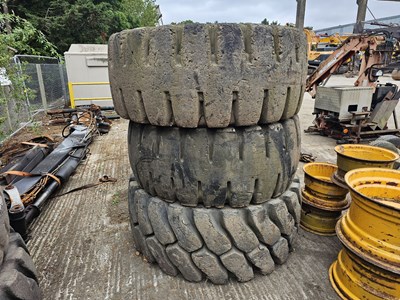 Lot Tyres to suit Wheeled Loader (3 of)