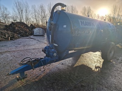 Lot 70 - Latham 1500 Gallon Single Axle Hydraulic Driven Vacuum Tanker