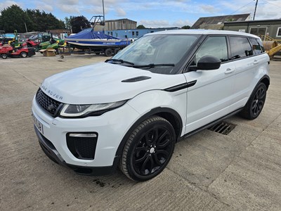 Lot Range Rover Evoque, 6 Speed, Parking Sensors, Sat Nav, Full Leather, Heated Electric Seats, Bluetooth, Cruise Control, Climate Control (NO VAT)