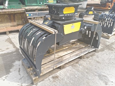 Lot Unused 2024 Mustang GRP1500 Hydraulic Rotating Selector Grab, (Declaration Of Conformity Available)