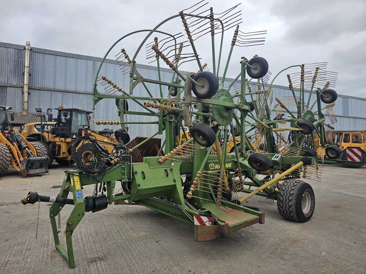 2013 Krone Swadro 1400 Plus 4 Rotor Rake, Isobus,