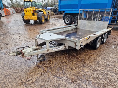 Lot 80 - 2016 Ifor Williams GX106 3.5 Ton Twin Axle Plant Trailer, Ramp