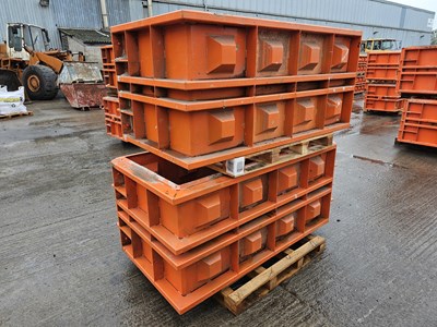 Lot 1600 x 800 x 800 Concrete Lego Block Mould (2 of)